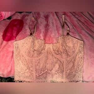 Victoria Secret Lace pink Top